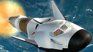 Image of SNC's Dream Chaser spacecraft
