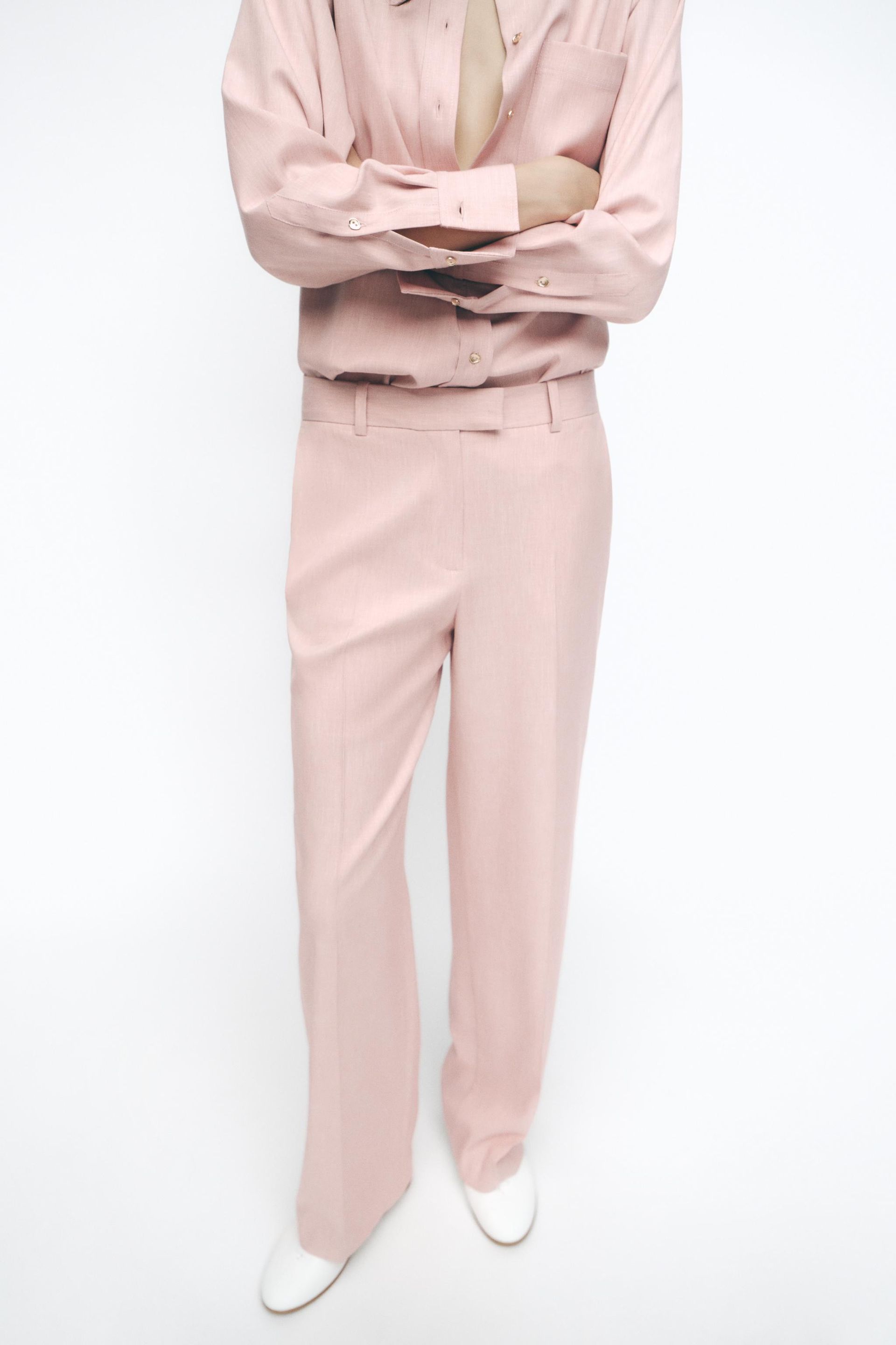 Straight Fit Trousers