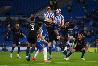 Brighton claimed a memorable win over the champions in May