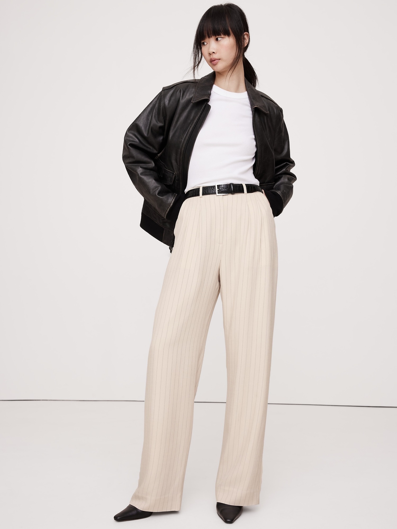 Banana Republic, Soho High-Rise Wide-Leg Pant