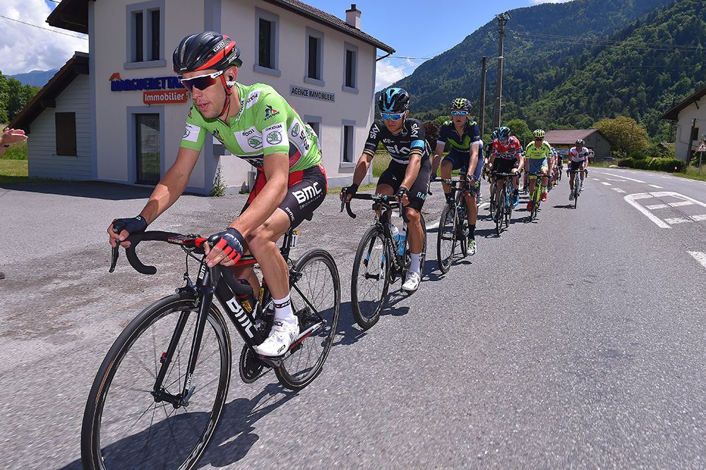 Richie Porte (BMC) wears green on stage 1