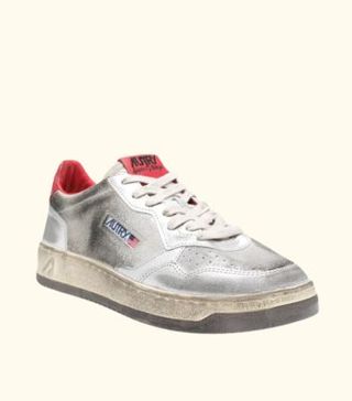 Image of silver trainers