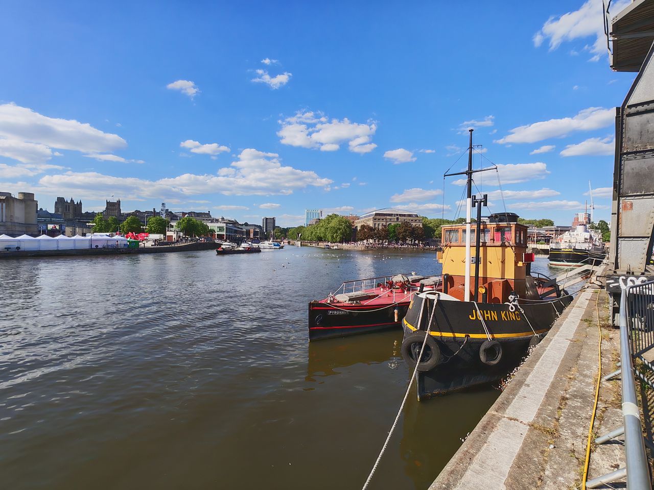 A shot taken on the Honor 400 Pro 50x featuring a river and boat