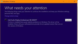 Windows 10 October 2018 Update problems with Intel CPUs