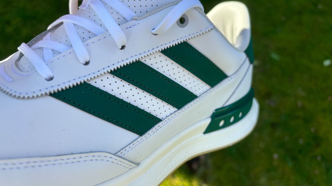 Adidas S2G golf shoe close up of materials
