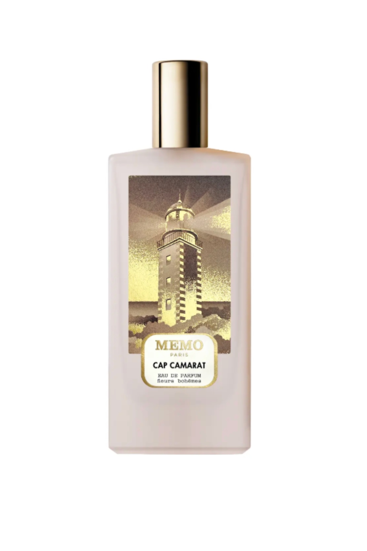 a light tan memo paris perfume bottle