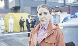 Gemma Whelan plays Sarah Collins in The Tower