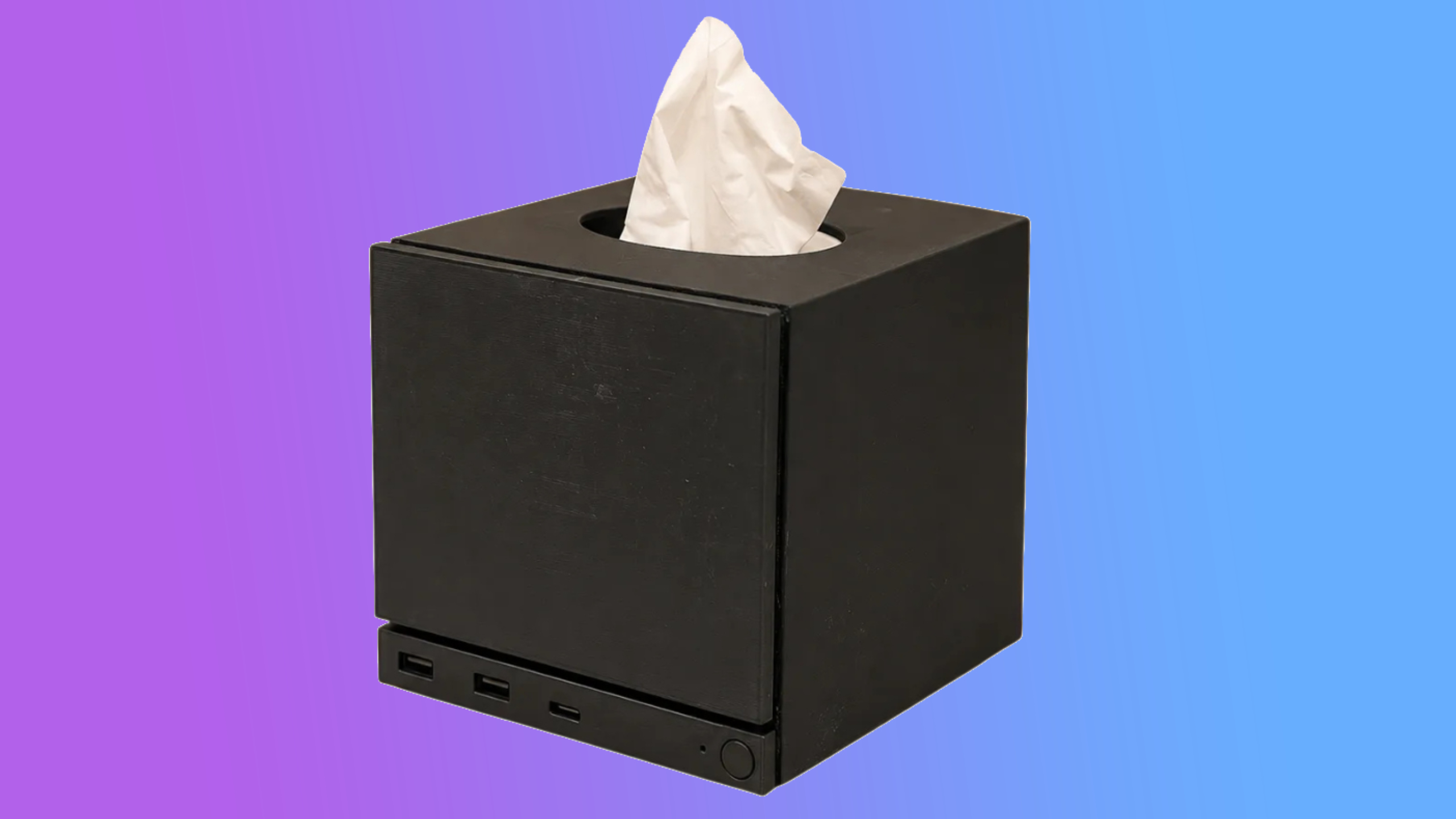 A 3D Printed replica Steam Machine tissue box created by Boyso @ MakerWorld.