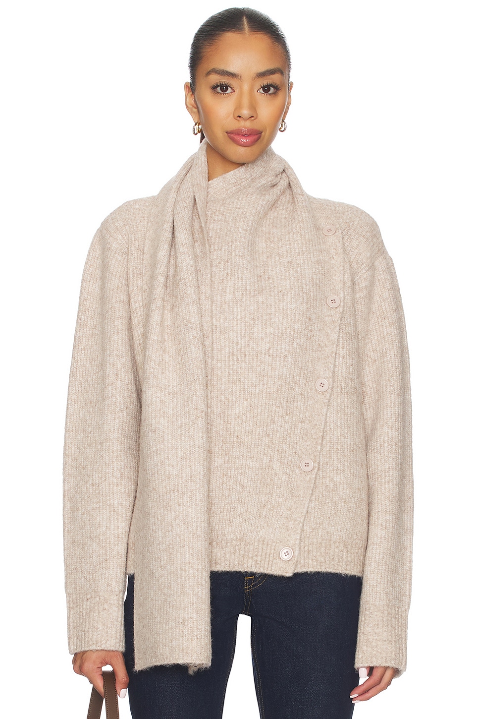 Oren Scarf Neck Cardigan
