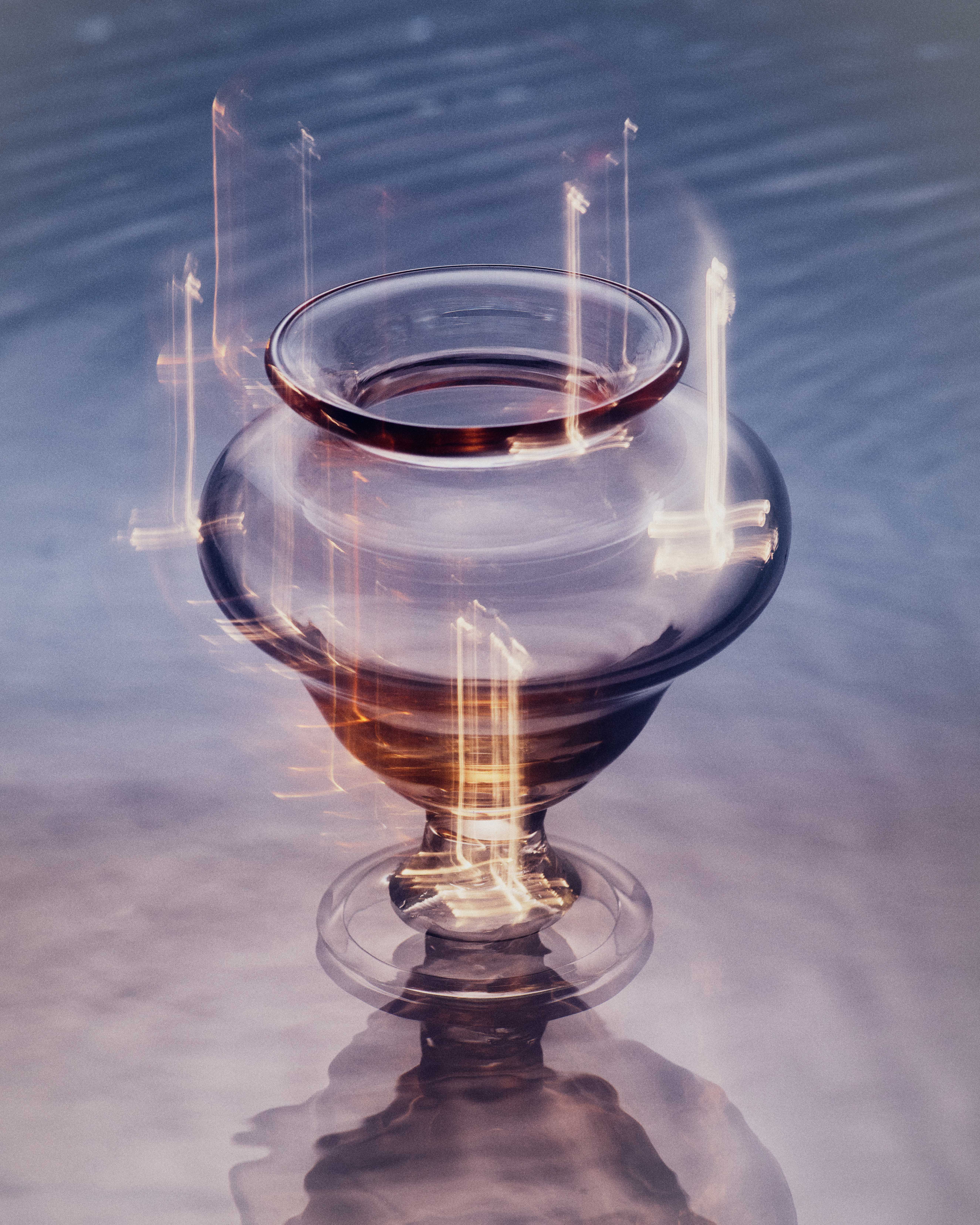Iridescent Glass Vase by Sophie Bille Brahe