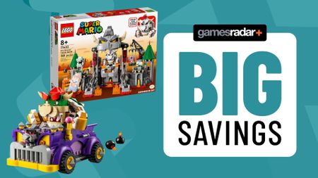 Deals image showing lego Bowser Muscle Car