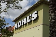 Kohl's department store sign hanging outside building in Miami, Florida