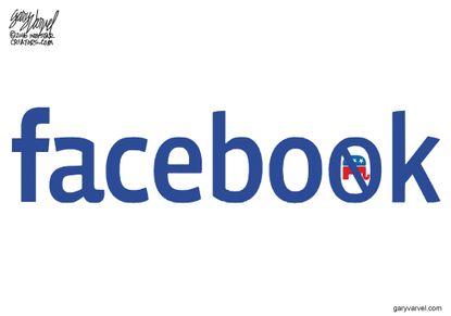 Editorial Cartoon U.S. Facebook Censorship