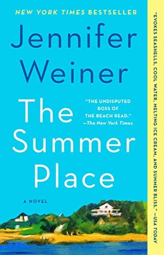 'The Summer Place' book cover with two houses in hills over what look like east coast beaches