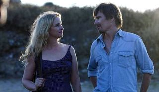 Before Midnight Julie Delpy Ethan Hawke Celeste and Jesse walking in the sunset