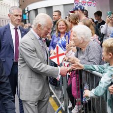 King Charles on a visit to the Channel Islands in July 2024