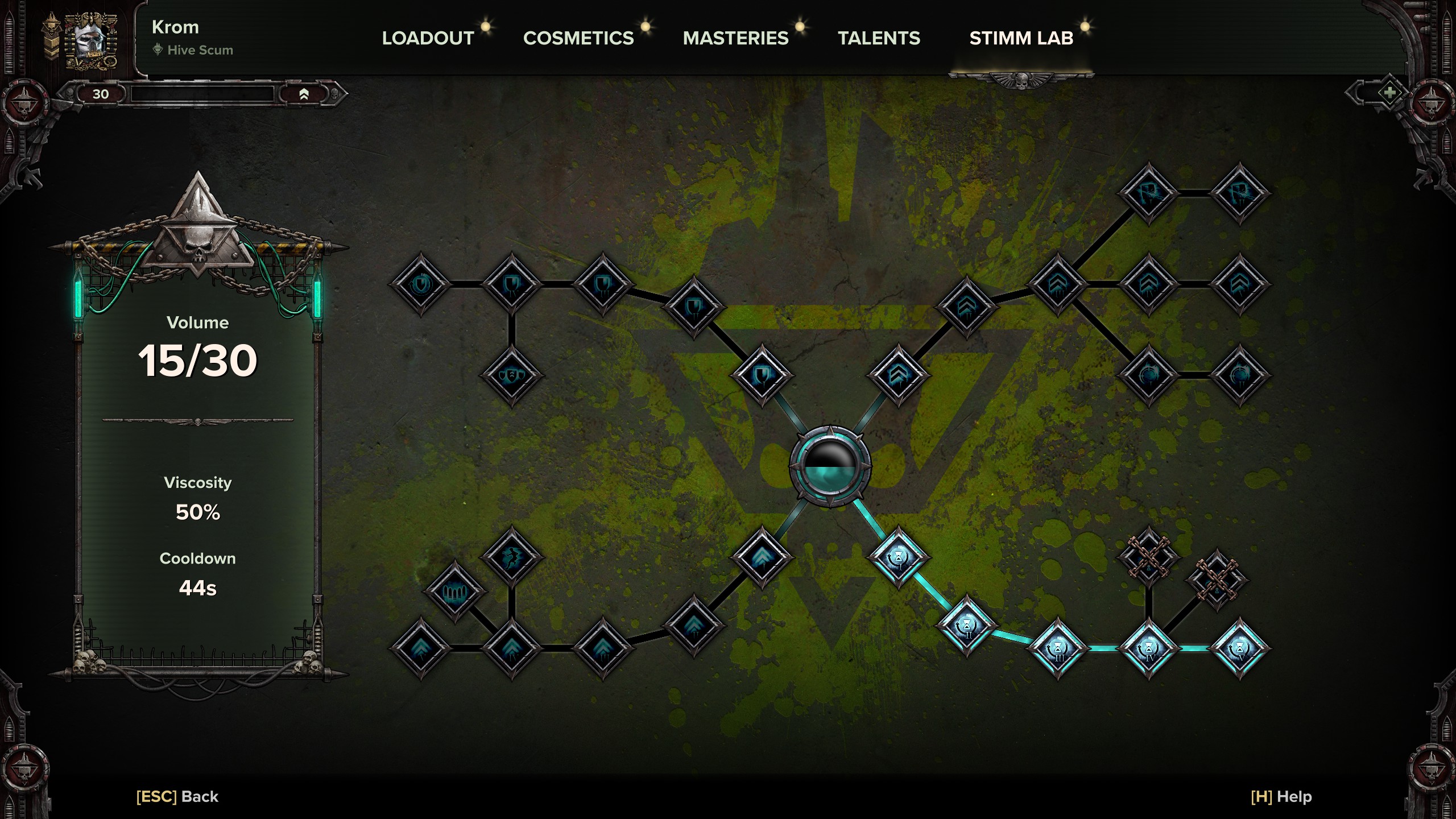 Darktide Hive Scum build - Stimm Lab