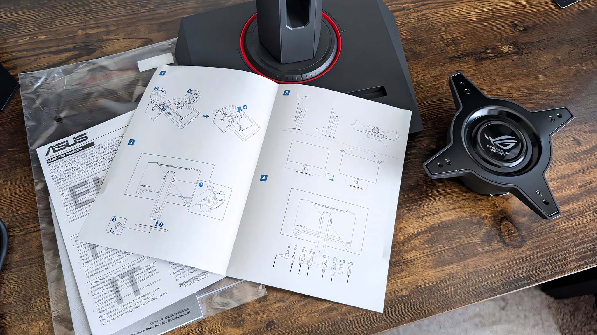 ASUS ROG Strix OLED 27-inch XG27AQDMG instruction manual.