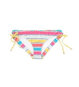 French Connection stripy sandy bikini briefs, £20