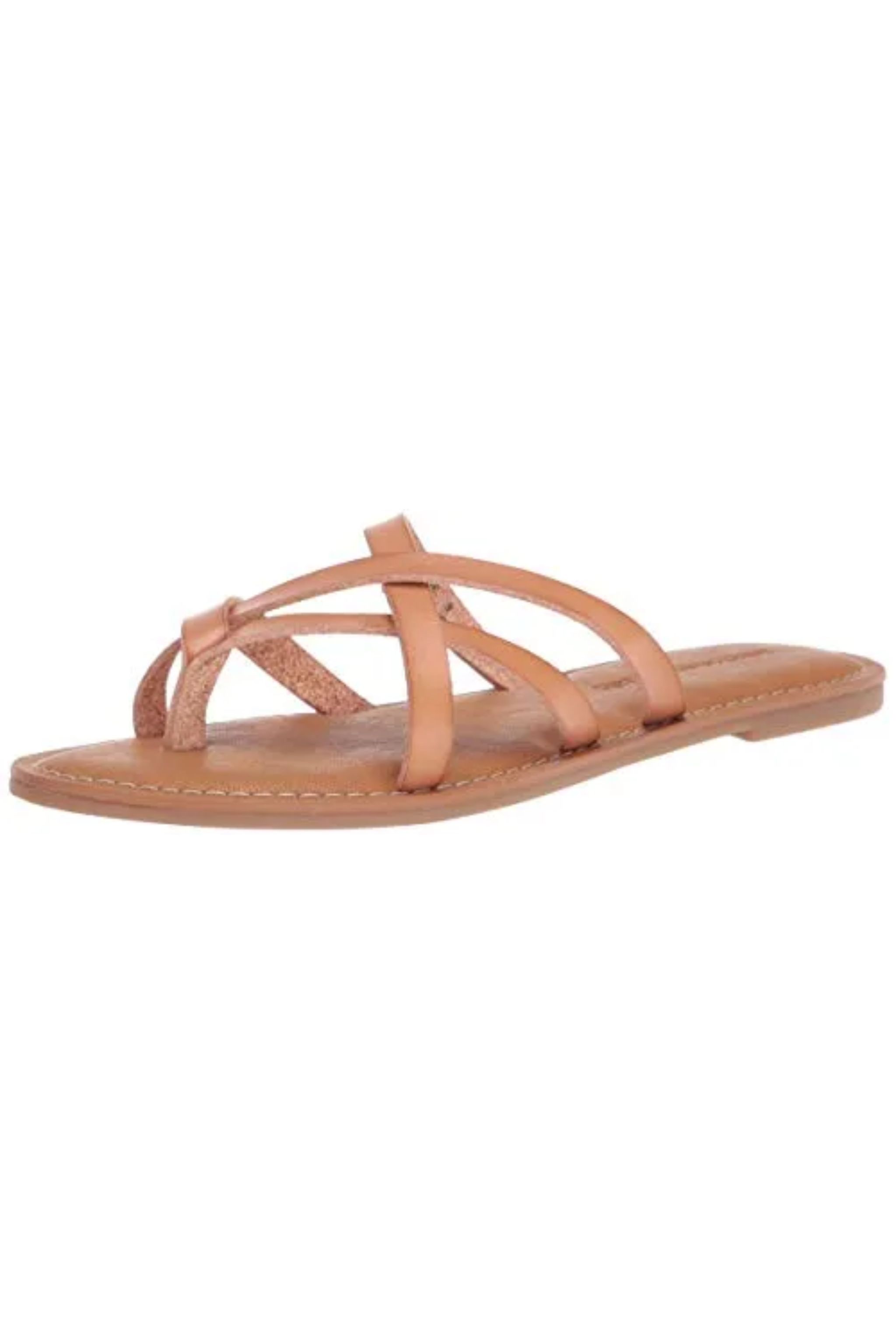 Amazon Essentials Women's Strappy Slide Flat Sandal