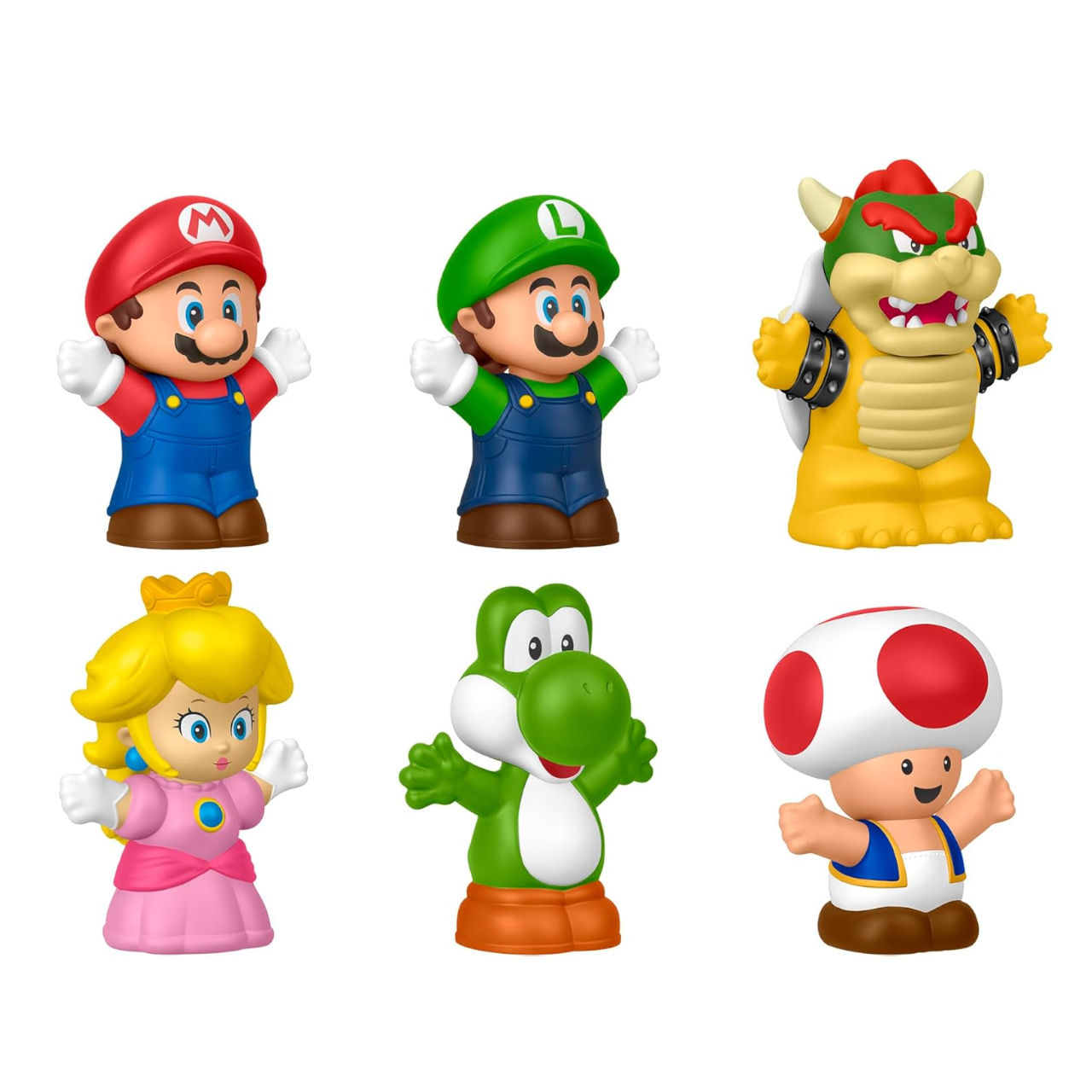 Fisher Price My Mario toys on a plain background