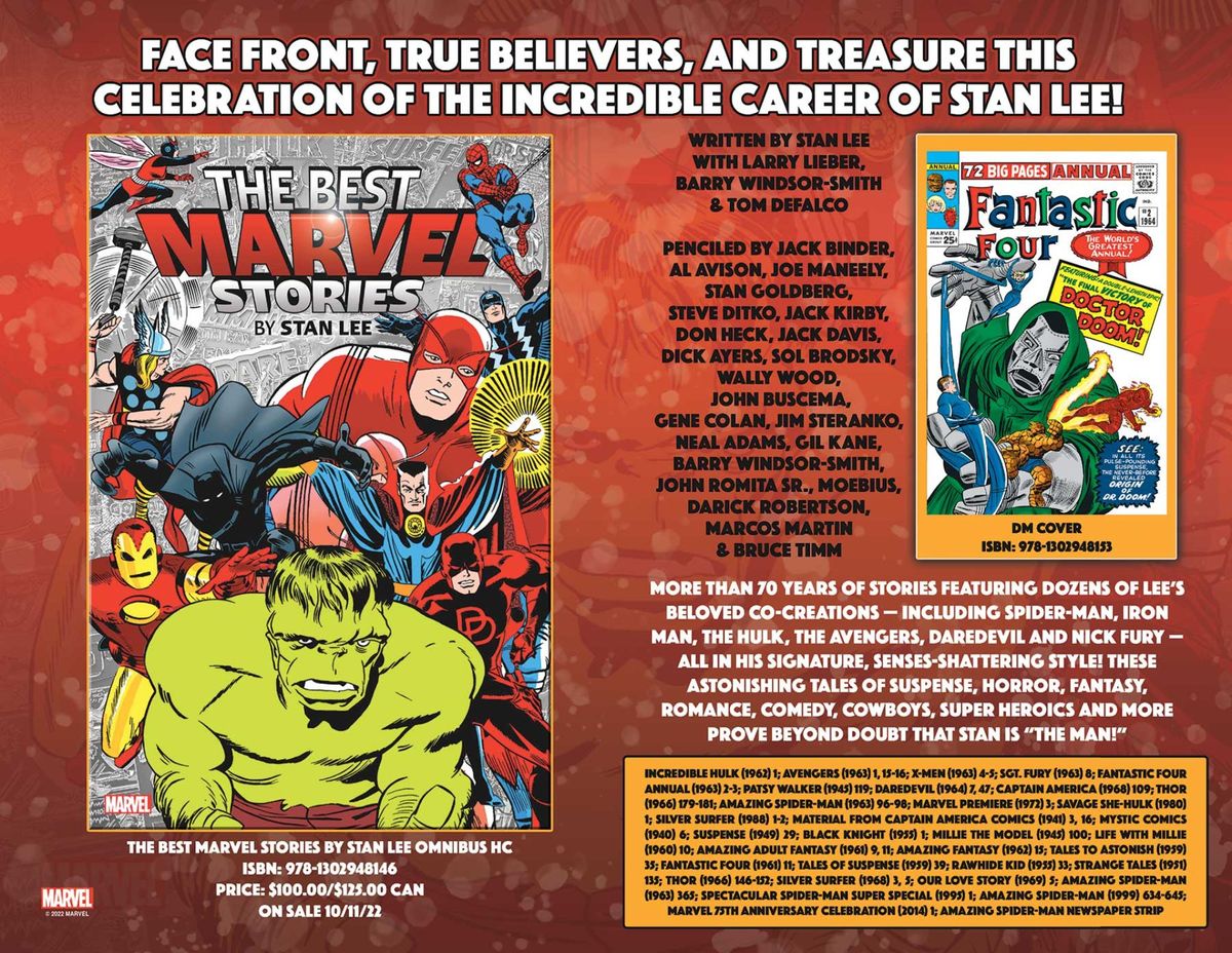 Marvel Comics July 2022 solicitations