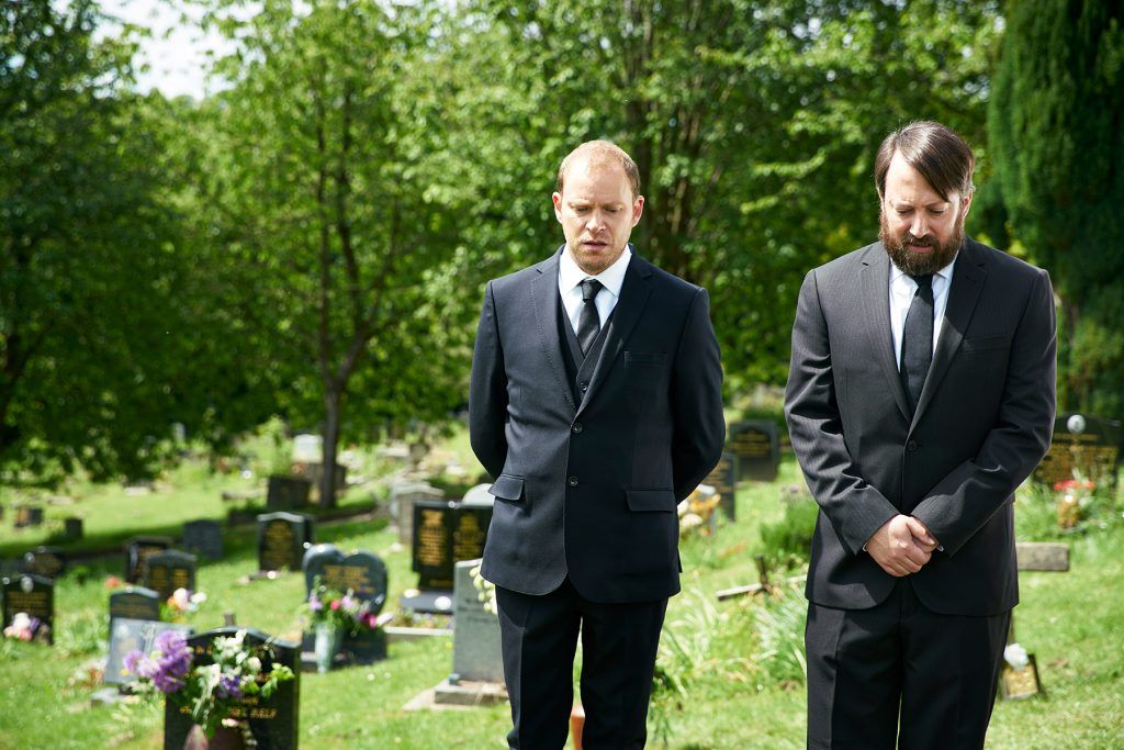 Robert Webb and David Mitchell in &amp;#039;Back.&amp;#039;