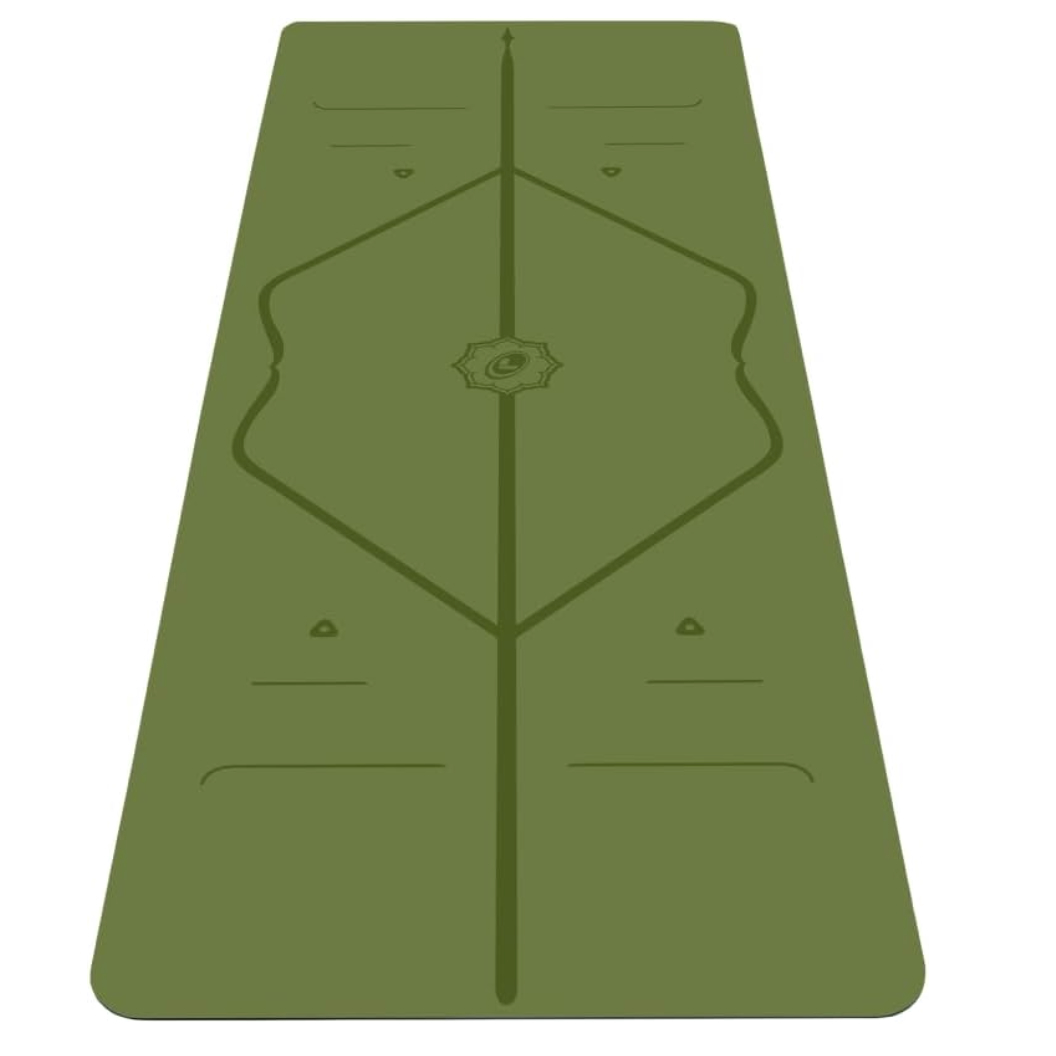 Liforme yoga mat in olive green