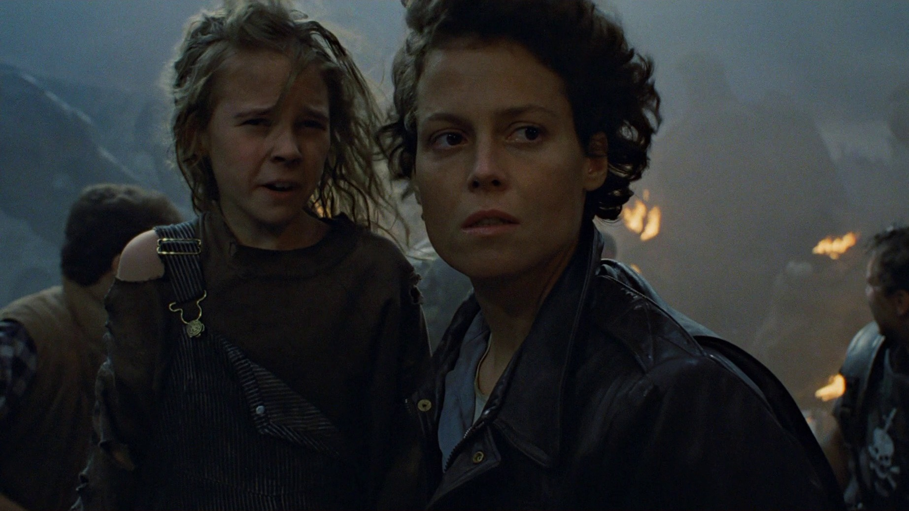 Screenshot from the sci-fi movie Aliens (1986)