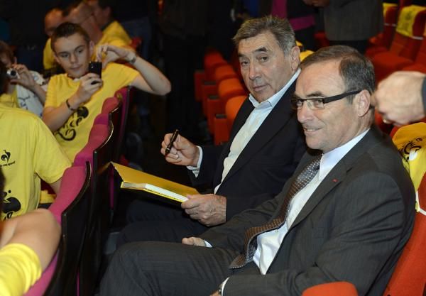 Eddy Merckx and Bernard Hinault