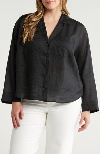 Resort Long Sleeve Ramie Shirt