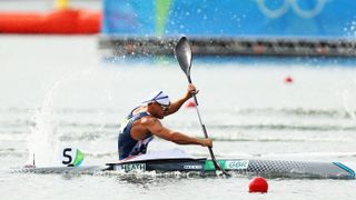 Team GB’s Liam Heath wins the gold medal in the Men's Kayak Single 200m Finals at Rio 2016