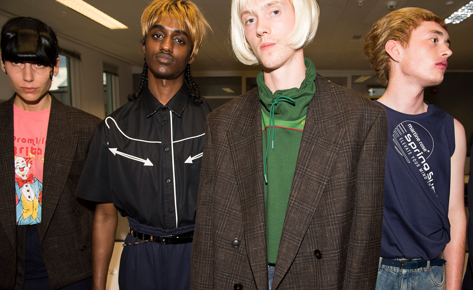 Backstage Martine Rose S/S 2020