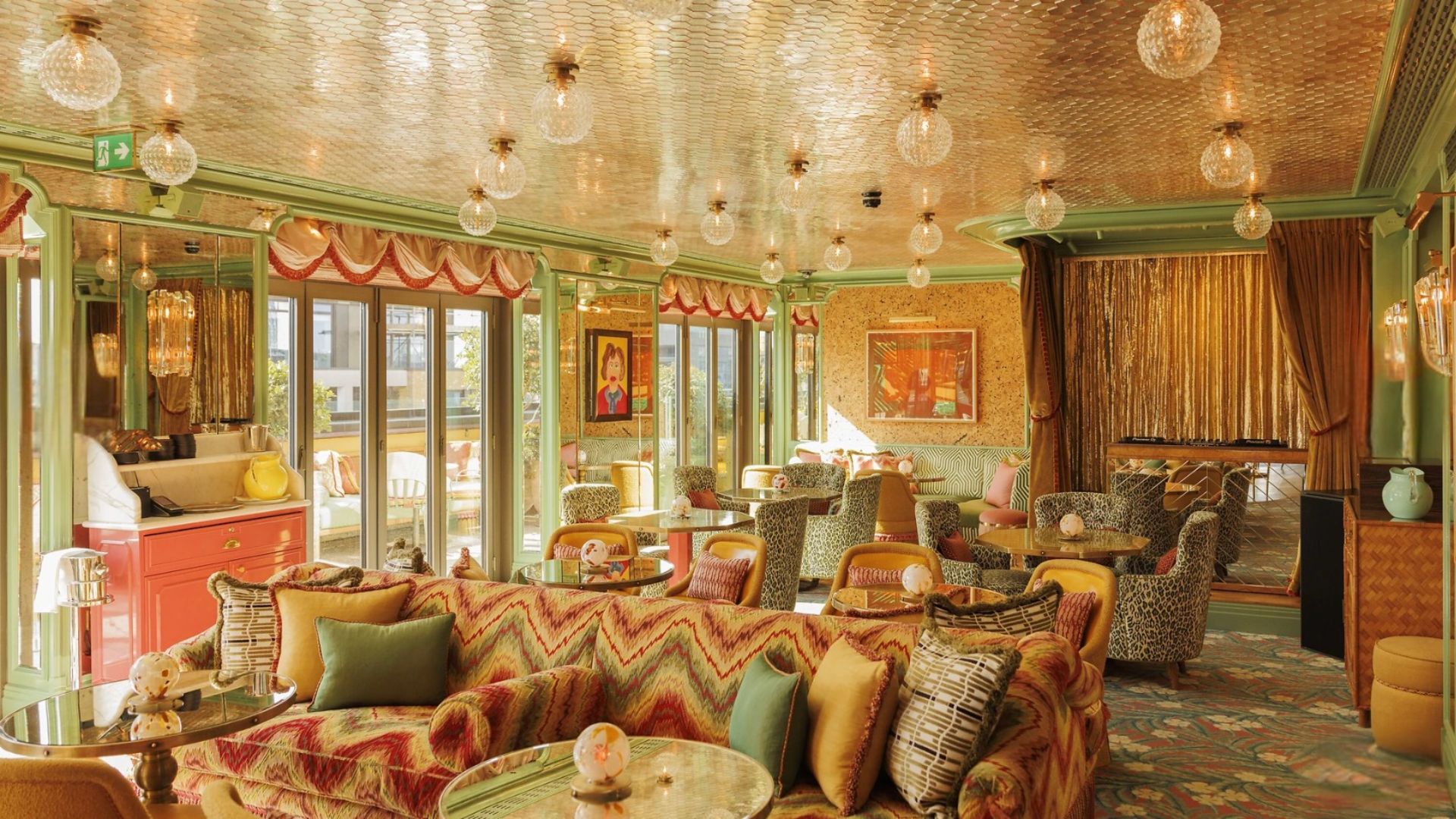 an image of the lively interiors at Broadwick Soho
