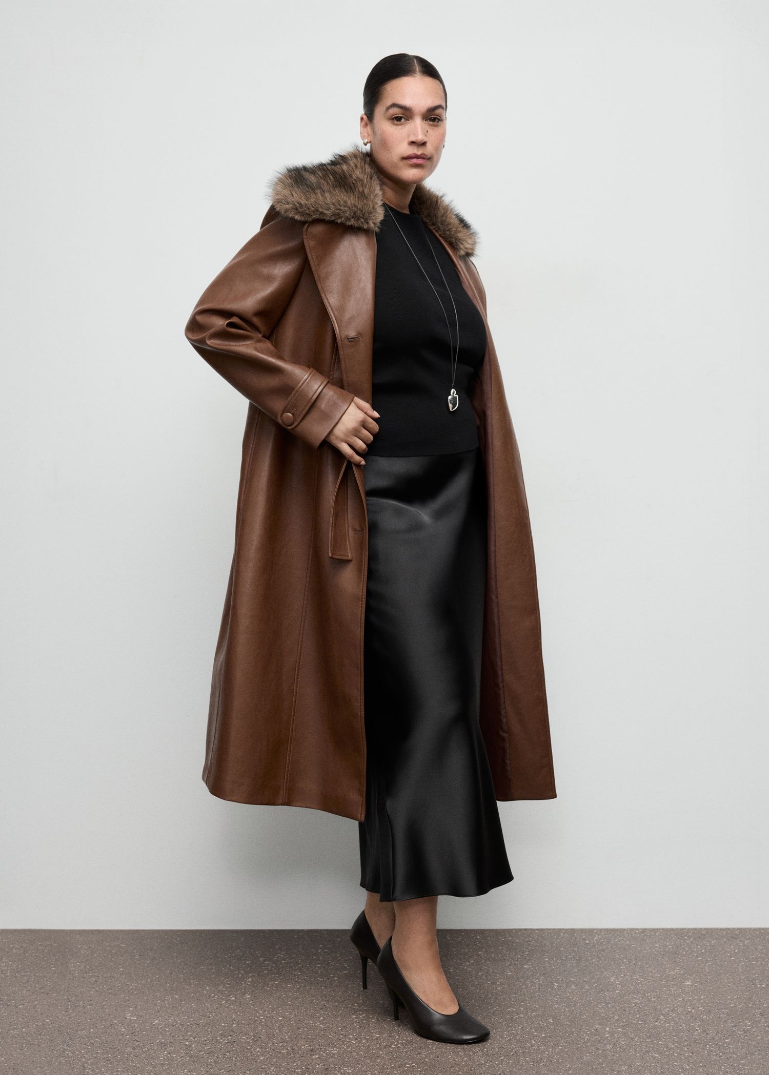 Satin Long Skirt - Women | Mango United Kingdom