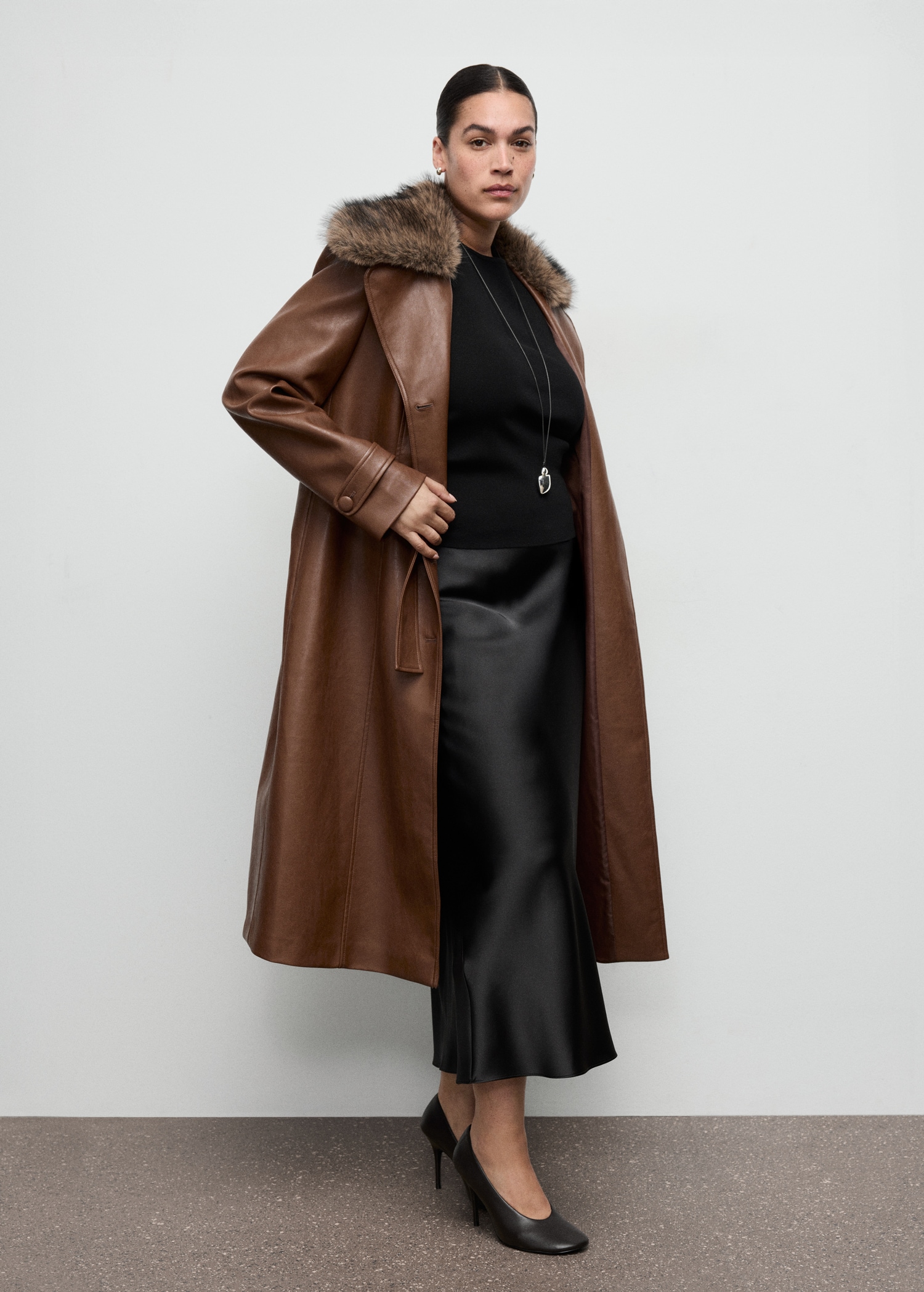 Satin Long Skirt - Women | Mango United Kingdom