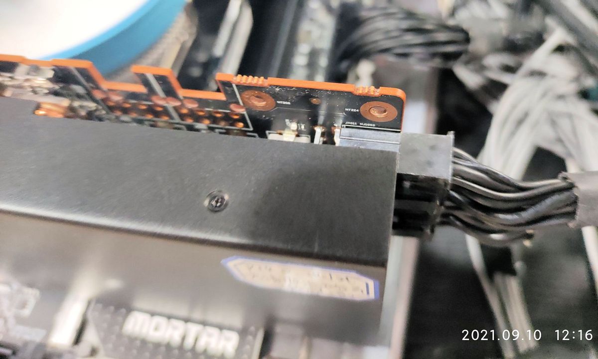 A Purported AMD Cryptomining Card Showing A Fanless, Passive Cooling Design