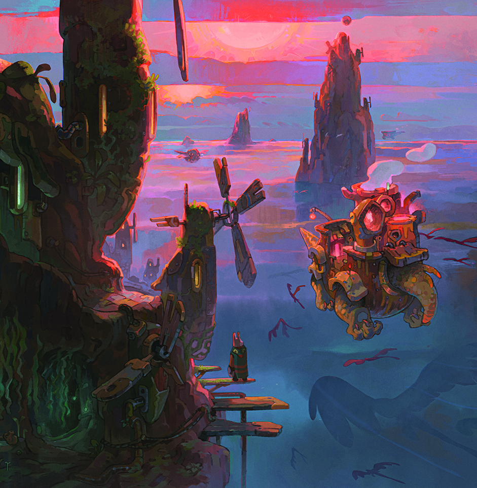 How background artists define the tone of movies and games before the action even starts
