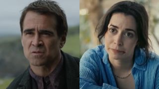 Colin Farrell in The Banshees of Inisherin; Cristin Milioti on The Resort