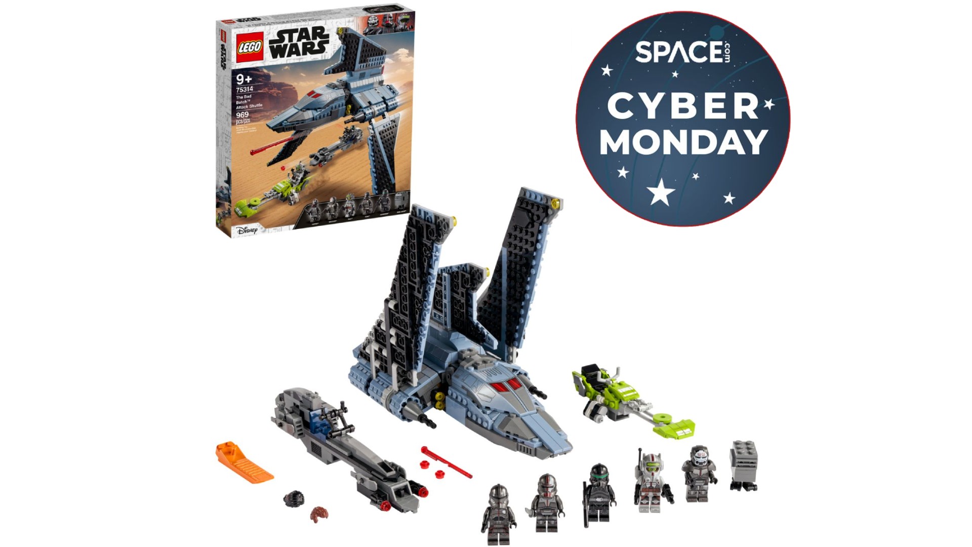 The Lego Star Wars Bad Batch Attack Shuttle