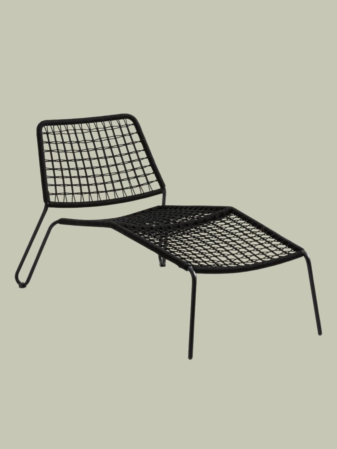 La Redoute, Masix Metal/Steel Lounge Chair With Braided Rope