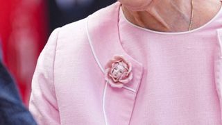 Denmark's Queen Margrethe is received in Graasten Torv on July 18, 2023. The visit takes place in connection with the change to the summer residence at Graasten Castle in Southern Jutland.