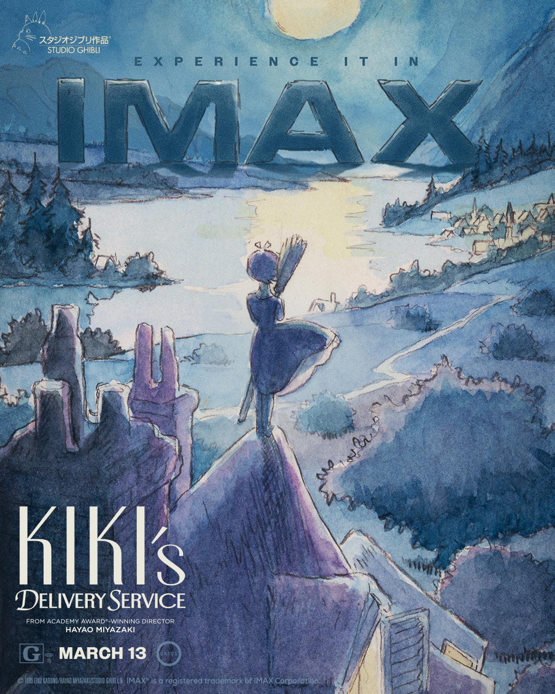 New Studio Ghibli poster for Kiki's Delivery Service