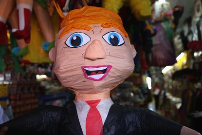 A Donald Trump piñata.