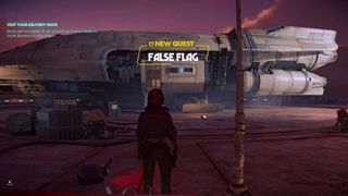 Star Wars Outlaws pre-order and ultimate edition bonuses delivery crate false flag mission prompt