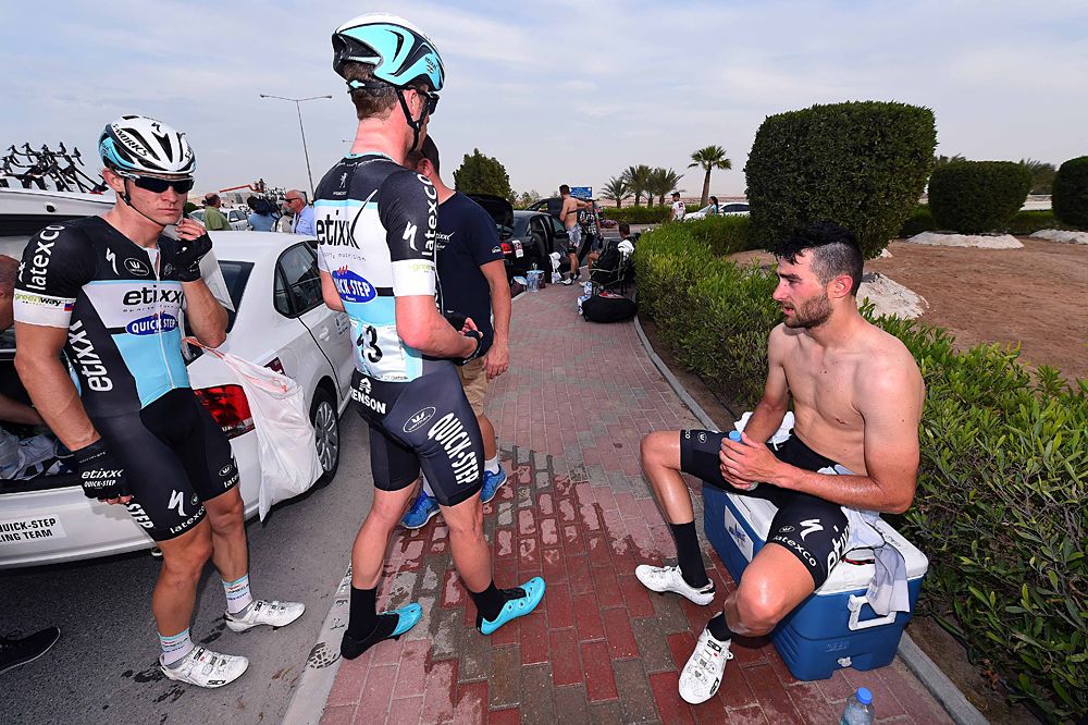 Etixx-QuickStep after the stage