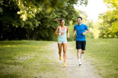 couple running