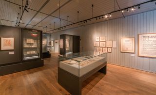 Edward Johnston typeface display at Ditchling Museum of Art + Craft