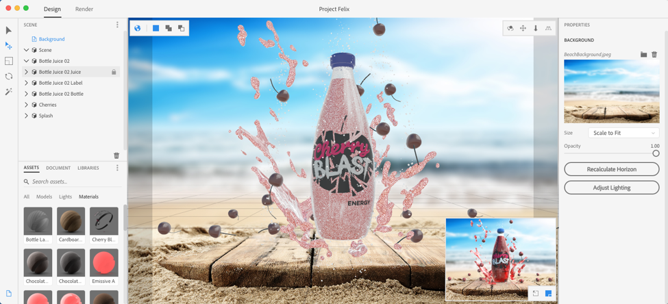 Project Felix means you can let the software take the strain when combining 2D and 3D assets