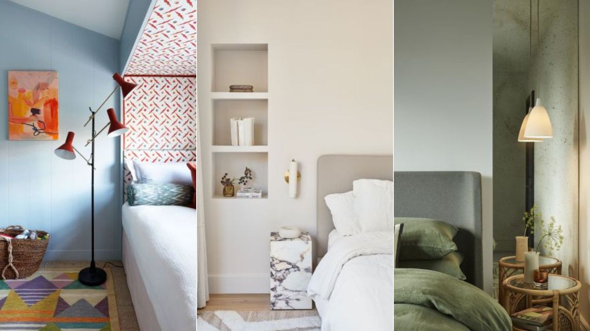 The first thing to decide on when decorating a small bedroom |